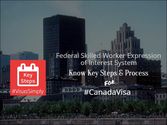 Federal Skilled Worker Expression of Interest System Canada