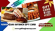 Outback $100 Giftcard