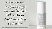 How to Connect Echo Dot to WiFi? 1-8007956963 Alexa Won’t Connect to WiFi Fixes