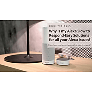 Alexa Slow to Respond/Unresponsive? 1-8007956963 Echo Dot Not Responding