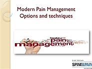 Modern Pain Management Options and techniques