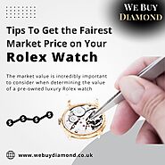 Tips To Get the Fairest Market Price on Your Rolex Watch