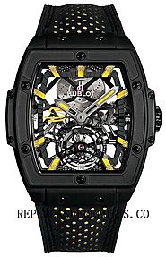 Replica Hublot Masterpiece MP-06 Senna Hombres Negro Todos los reloj 906.ND.0129.VR.AES12