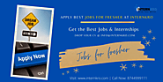 Apply Best Jobs for fresher at Internkro