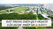 Đất thuộc diện quy hoạch vẫn được chuyển nhượng có đúng hay không?