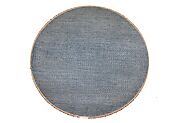 Buy 3 ft. Round & Square Casual Rugs Lt.Blue / Dk.Blue Fine Hand Knotted Wool & Viscose Area Rug - MR024938 | Monarch...