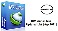 IDM Serial Keys Updated List [Sep 2021] | Webs360