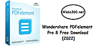 Wondershare PDFelement Pro 8 Free Download [2022] - Webs360