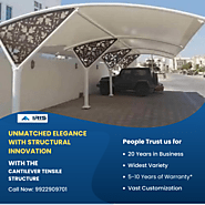 Which business should opt for a cantilever tensile structure in Pune?