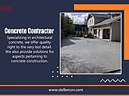 The concrete contractor has the best team of professionals.