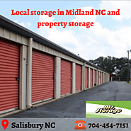 Best local storage in Midland NC to store your properties