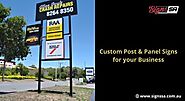 Custom Post and Panel Signs for your Business