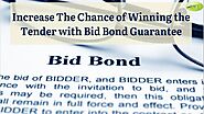 How to Get Bid Bond Guarantee – Tender Bond