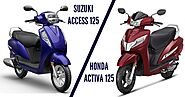 Suzuki Access 125 vs. Honda Activa 125 : The best of 125cc scooters compared