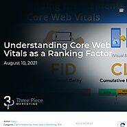 Understanding Core Web Vitals as a Ranking Factor | Three Piece Marketing