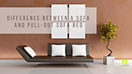 A Pull-Out Sofa Bed and a Sofa