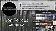 Iron Fences Orange CA