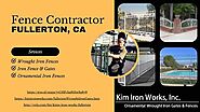 Fence Contractor Fullerton, CA