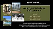 Iron Fence Company Fullerton, CA
