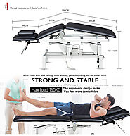 3 Section Electric Massage Bed Physiotherapy bed