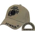 Buy Eagle Globe and Anchor Khaki Ball Cap From eMarinePX in Just $19.95