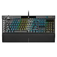Corsair K100 RGB Optical-Mechanical Gaming Keyboard - Corsair OPX RGB Optical-Mechanical Keyswitches - AXON Hyper-Pro...