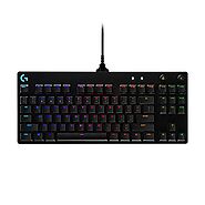 Logitech G PRO Mechanical Gaming Keyboard, Ultra Portable Tenkeyless Design, Detachable Micro USB Cable, 16.8 Million...