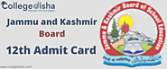 JKBOSE 12th Admit Card | College Disha