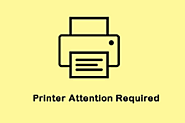 Fix HP Envy Series Printer Attention Required Message