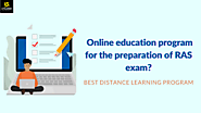 Website at https://utkarsh.com/blog/online-education-program-for-the-preparation-of-the-ras-exam/