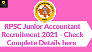 Website at https://utkarsh.com/blog/rpsc-junior-accountant-recruitment-2021/