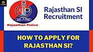 Website at https://utkarsh.com/blog/how-to-apply-for-rajasthan-si/