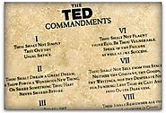 Speakers, follow the 10 TED Commandments