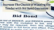 Bid Bond – Tender Bond – Bank Guarantee