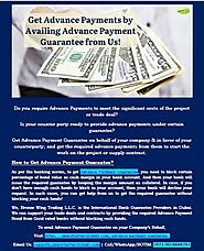 Advance Payment Guarantee- Advance Payment- Advance Payment Bond