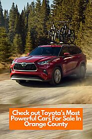 Check out Toyota’s Most Powerful Cars For Sale In Orange County | Toyota of Orange