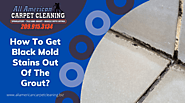 How To Get Black Mold Stains Out Of The Grout | Stockton, CA