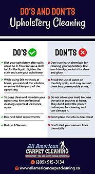Upholstery Cleaning: Do’s and Don’ts [Infographic]