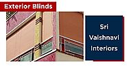 Exterior Blinds in Sri Vaishnavi Interiors Vijayawada