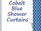 Cobalt Blue Shower Curtain