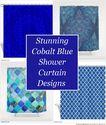 Stunning Cobalt Blue Shower Curtain Designs