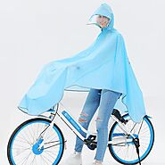 Shop for Safe Reflective Edge Bicycle Raincoat for Adults |ShoppySanta