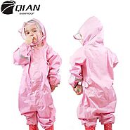 Waterproof Jumpsuit Hooded Raincoat for Kids |ShoppySanta