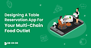 Designing a table reservation app for your multi chain food outlet