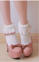 lolita japan vivi Fujii LENA fairy Kei ballerina lace trim ankle socks 6 Colors