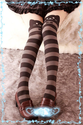 Lolita Harajuku printing anime Cosplay costume socks Tights High elasticity