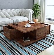 Buy Designer Coffee and Center Table Online - Solid Wood Coffee Tables