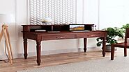 Buy Study Table Wooden Online - Sheesham Wood Study Table