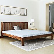 Buy Solid Wooden King Size Beds With Storage
