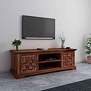 Buy Flamingo Sheesham Wood T.V Unit - Solid Wood TV Units